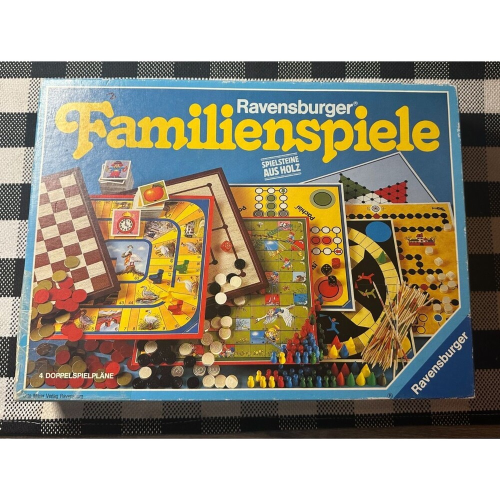 Ravensburger Familienspiele German Family Classic Games Collection 1986 Vintage‎